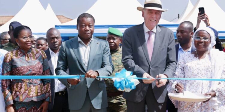 TOGO : FAURE inaugure le nouveau marché central de Sokodé